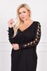 Picture of PLUS SIZE DRESS WITH BUTTERFLY CUTOUT ON SLEEVES